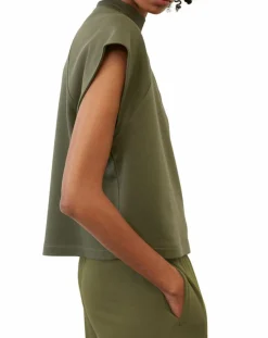 Marc O'Polo T-Shirts|T-Shirt loose Crop kaki