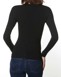 Mare T-Shirts|T-Shirt Manon en Micromodal noir