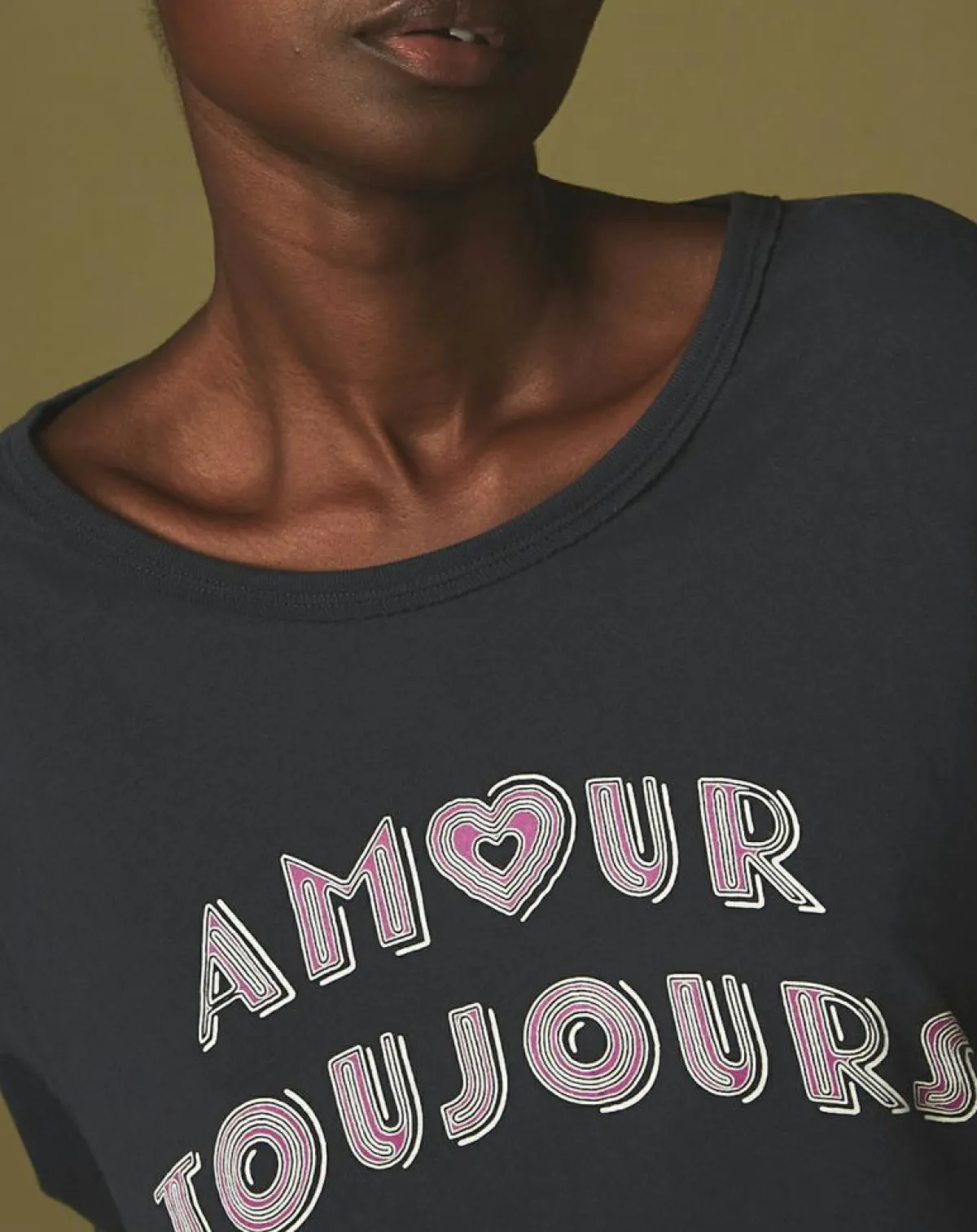 Hartford Tops Et Blouses|T-Shirt Tagiane charcoal