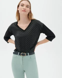 Caroll T-Shirts|T-Shirt Tcharlie noir