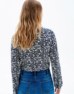 Caroll T-Shirts|T-Shirt Timothée bicolore marine