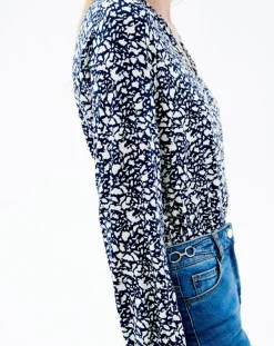 Caroll T-Shirts|T-Shirt Timothée bicolore marine