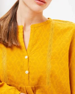 Hartford Tops Et Blouses|Tunique Honduras avec motifs relief marigold
