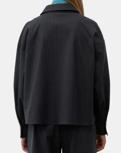 Marc O'Polo Vestes, Blousons|Veste à rayures noire