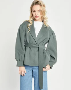 Lou Andrea Vestes, Blousons|Veste 100% Laine kaki