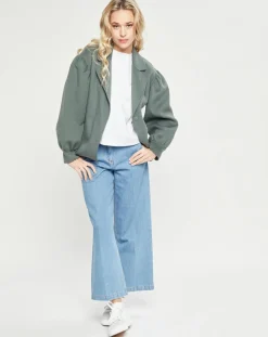 Lou Andrea Vestes, Blousons|Veste 100% Laine kaki