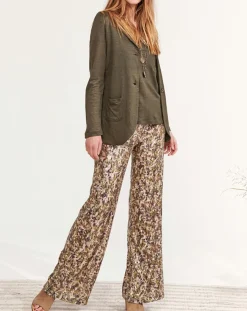 Lauren Vidal Vestes, Blousons|Veste 100% Lin Essential bronze