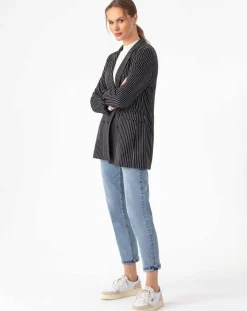 Indies Vestes, Blousons|Veste Amance rayure noire