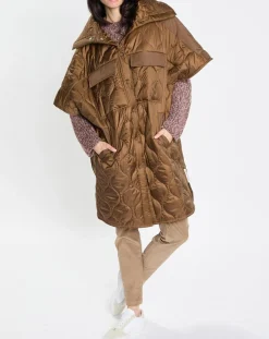 Marc O'Polo Vestes, Blousons|Veste cape matelassée padded marron