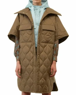 Marc O'Polo Vestes, Blousons|Veste cape matelassée padded marron