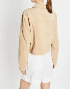 Marc O'Polo Vestes, Blousons|Veste courtes en Velours côtelé beige