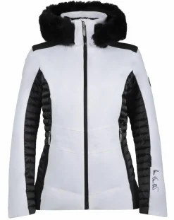 Duvillard Manteaux|Veste de ski Camille Ff blanc/noir