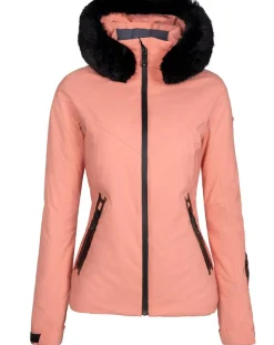 Degré 7 Manteaux|Veste de ski Geod fausse fourrure rose