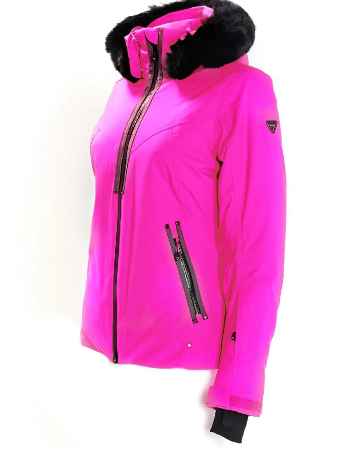 Degré 7 Manteaux|Veste de ski Geod fausse fourrure rose