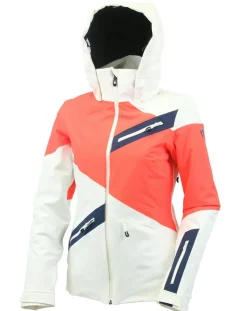 Degré 7 Manteaux|Veste de ski Mongie Sf blanc/orange