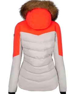 Degré 7 Manteaux|Veste de ski Sassiere grès/orange