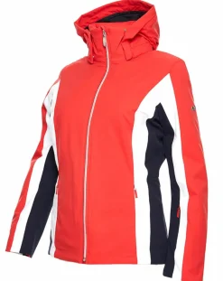 Duvillard Manteaux|Veste de ski Sella rouge