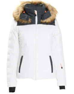 Degré 7 Manteaux|Veste de ski Traqui blanche