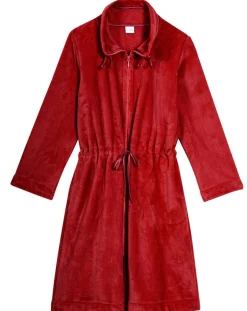 Le Chat Vestes, Blousons|Veste d'intérieur en peluche flanelle Essentiel tomette