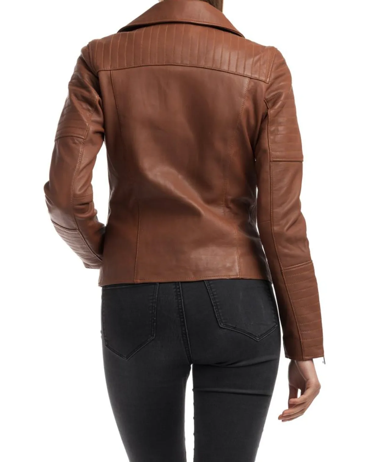 Chyston Vestes, Blousons|Veste en Cuir Althea cognac