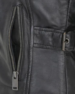 Chyston Vestes, Blousons|Veste en Cuir Candice noire