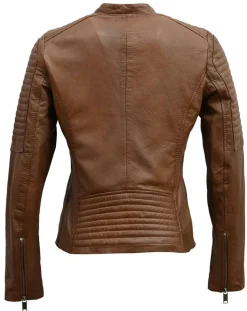 Chyston Vestes, Blousons|Veste en Cuir Cheyenne cognac