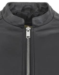 Chyston Vestes, Blousons|Veste en Cuir d'Agneau Clara noire