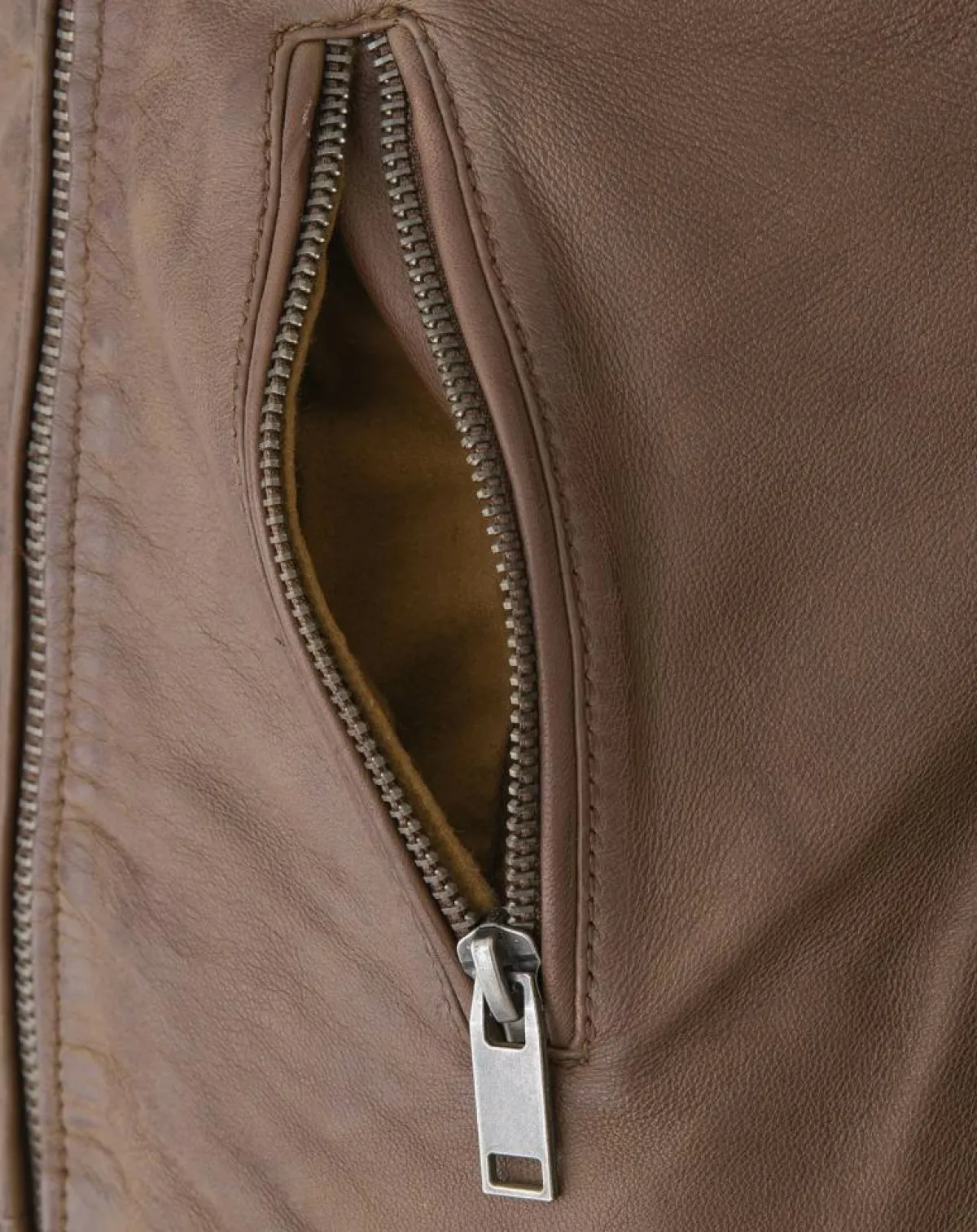 Chyston Vestes, Blousons|Veste en Cuir Polly vintage cognac