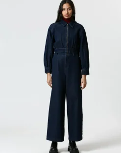 The Korner Vestes, Blousons|Veste en jean Salomé bleue