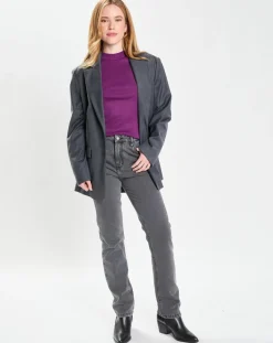 Galeries Lafayette Vestes, Blousons|Veste en Laine mélangée Flannelle Sven 3 gris foncé