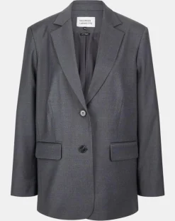 Galeries Lafayette Vestes, Blousons|Veste en Laine mélangée Flannelle Sven 3 gris foncé