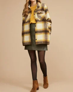 Harris Wilson Vestes, Blousons|Veste en Laine mélangée Velours côtelé Evy camomille