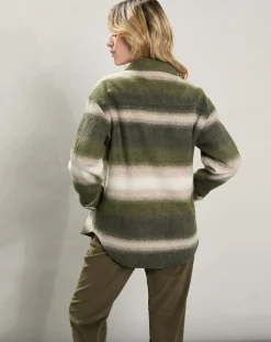 Hartford Vestes, Blousons|Veste en Laine mélangée Voltige beige/vert