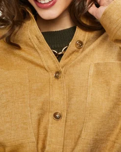 Harris Wilson Vestes, Blousons|Veste en Lin & Coton Curtis muscade