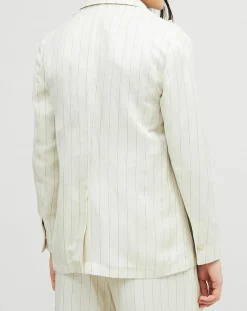 Chloé Stora Vestes, Blousons|Veste en Lin mélangé Valerio écrue