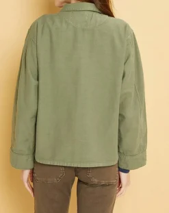 Acquaverde Vestes, Blousons|Veste Gabardine Ashley kaki clair