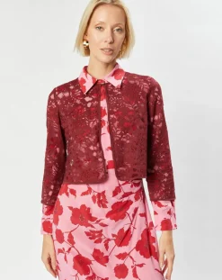 MaxMara Vestes, Blousons|Veste Lecco bordeaux