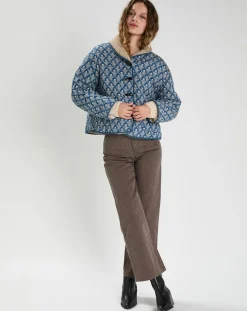 The Korner Vestes, Blousons|Veste matelassée Jennfier bleue