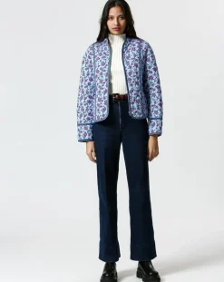 The Korner Vestes, Blousons|Veste matelassée Marina bleue