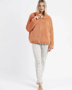 Admas Lingerie, Nuit|Veste polaire orange