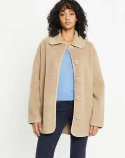 Lou Andrea Vestes, Blousons|Veste réversible en Fausse Fourrure 309 Mont sabbia