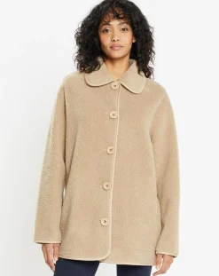 Lou Andrea Vestes, Blousons|Veste réversible en Fausse Fourrure 309 Mont sabbia