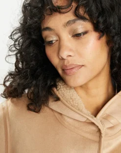 Lou Andrea Vestes, Blousons|Veste réversible en Fausse Fourrure 358 Mont light camel