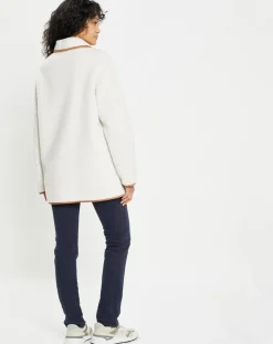 Lou Andrea Vestes, Blousons|Veste réversible en Fausse Fourrure 309 Mont cannela white