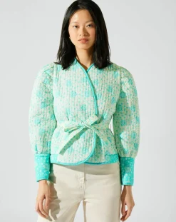 Manoush Vestes, Blousons|Veste réversible Marguerite bleue