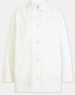 Galeries Lafayette Vestes, Blousons|Veste Twill Coton Loom écrue