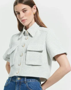 Zapa Vestes, Blousons|Veste Vahine bleu ciel